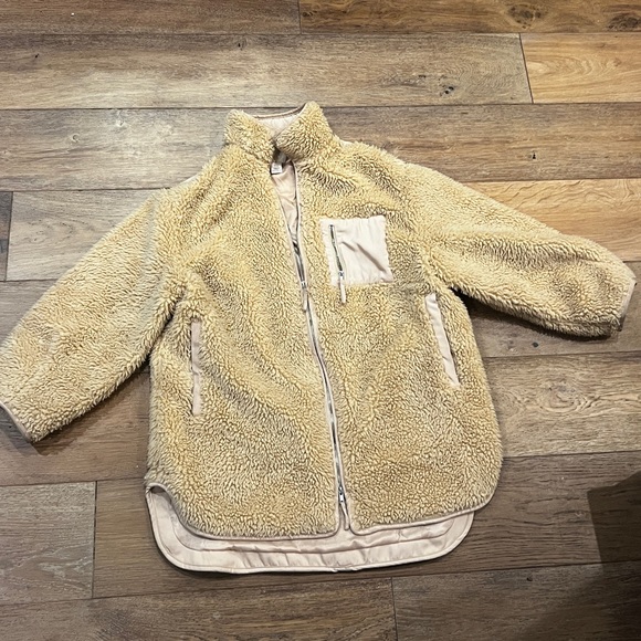 Cozy Tan Teddy Jacket - Picture 2 of 9